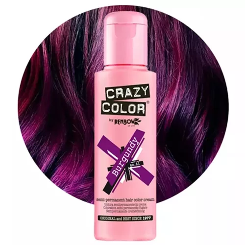 Crazy Color hajszínező 100ml No.61 - Burgundy