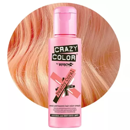 Crazy Color hajszínező 100ml No.70 - Peachy Coral