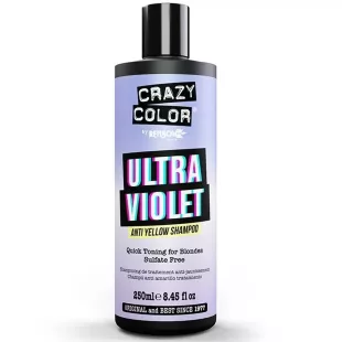 Crazy Color Ultraviolet Hajsampon Hamvasító 250ml