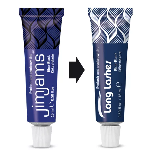 Long Lashes szempilla és szemöldökfesték KÉKESFEKETE 15ml