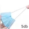 3 rétegű Eldobható higiéniai arcmaszk  5db/csomag