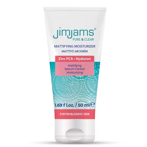JimJams Pure & Clear Mattító hidratáló arckrém 50 ml