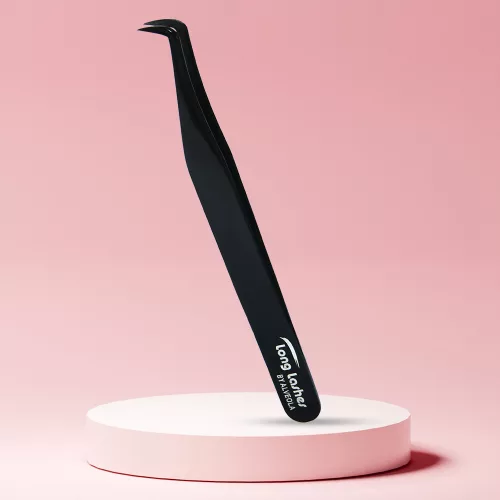 Long Lashes 90 fokos Volume Pro szempilla csipesz –fekete