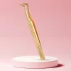 Long Lashes Pro Fiber L- alakú Volume csipesz - Arany
