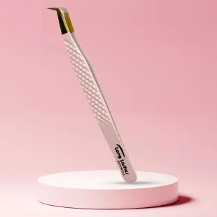 Long Lashes Pro Fiber Slim Volume csipesz - Arany fejű