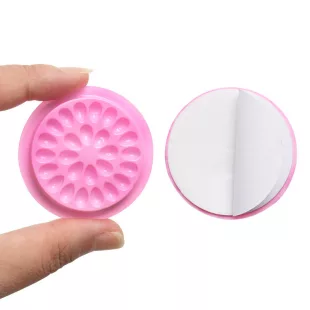   Long Lashes öntapadós ragasztótartó virág - rózsaszín, 5db
