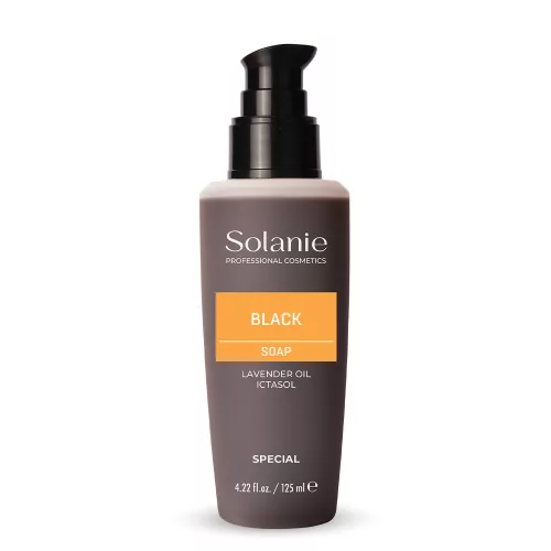 Solanie Fekete szappan 125 ml
