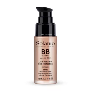   Solanie BB krém hialuronsavval és fényvédővel SPF15 - médium 30ml
