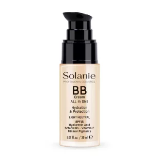   Solanie BB krém hialuronsavval és fényvédővel SPF15 - világos neutrális 30ml