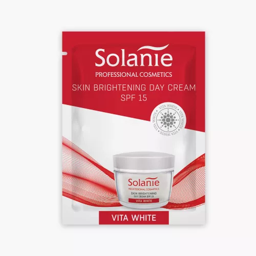 Solanie Minta VitaWhite SPF15 bőrhalványító nappali krém 3ml - Ajándék