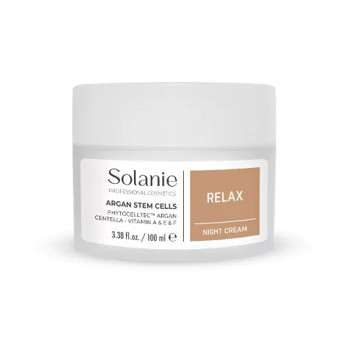 Solanie Argán növényi őssejtes Relax éjszakai krém 100 ml