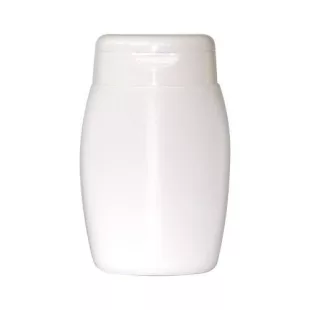 Flakon fehér, fehér kupakkal 100ml