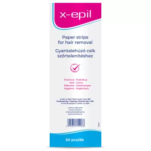 X-Epil Gyantalehúzó csíkok 50 db