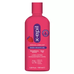 X-Epil Érzéki síkosító gél eper ízű  100ml