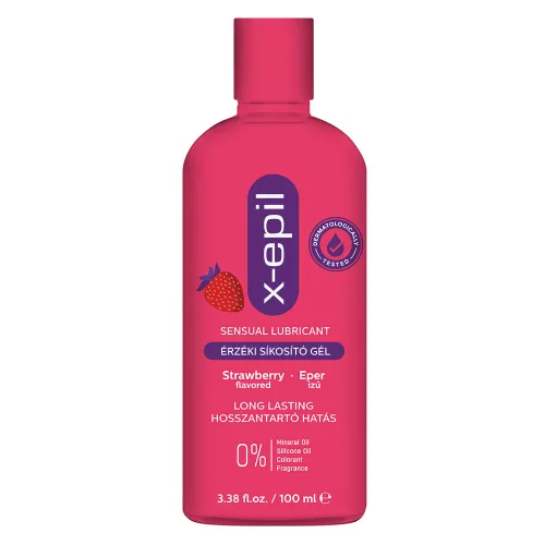 X-Epil Érzéki síkosító gél eper ízű  100ml
