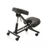 Ergonomikus gurulós térdeplőszék fekete