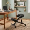 Ergonomikus gurulós térdeplőszék fekete