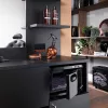 Kompakt fekete aroma terápiás törölköző melegítő