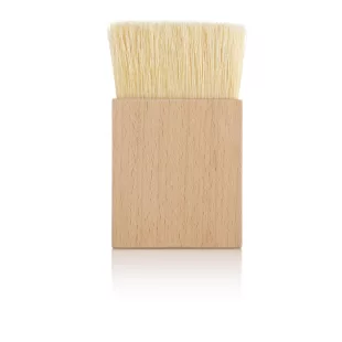Nikkelmentes természetes sörtéjű pakolásecset 12cm