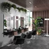 Tükör fal fekete polccal