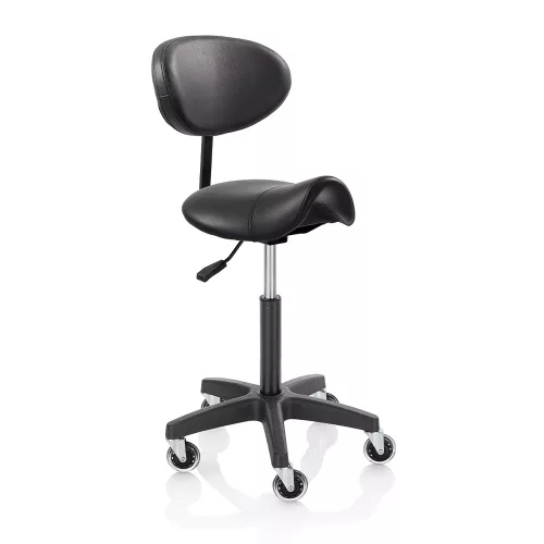 Roller Pro Ideal Sadlle M háttámlás nyeregzsámoly fekete talppal