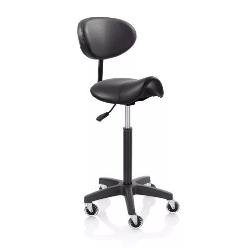Roller Pro Ideal Sadlle L háttámlás nyeregzsámoly fekete talppal