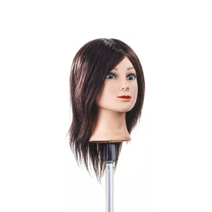 Babafej rövid, valódi hajjal - 30cm Szín 4