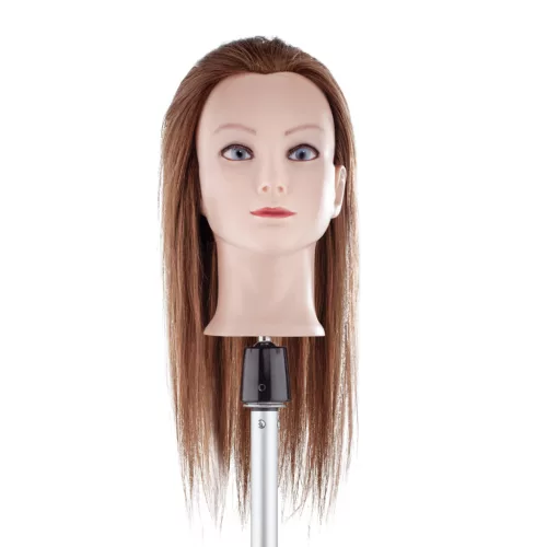 Babafej hosszú, valódi hajjal - 50cm  Szín 6