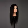 Babafej hosszú, valódi hajjal - 40/45 cm Szín 3
