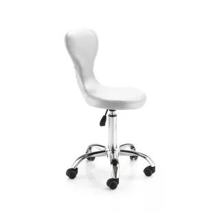 Classic háttámlás forgózsámoly fehér